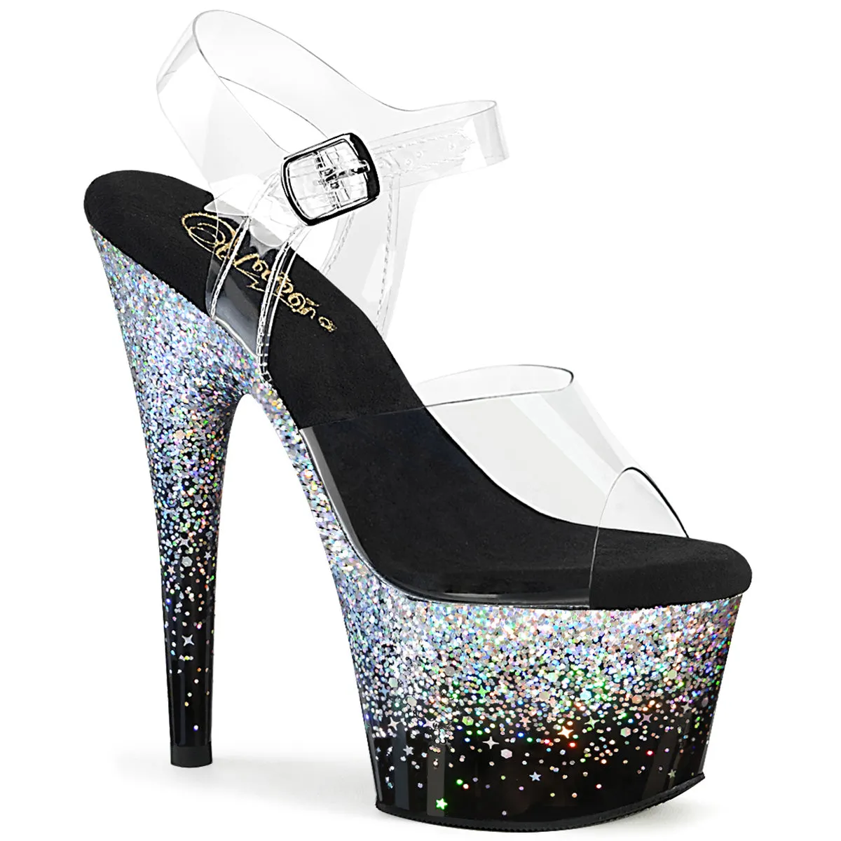 7" Stiletto Platform With Glitter (ADORE-708SS)