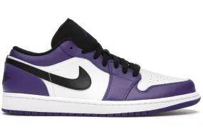 Air Jordan 1 Low Court Purple White