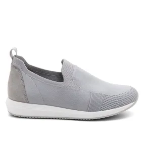 Ara Women's Leena 2 Fusion4 Slip-On Sneaker Pebble Wovenstretch