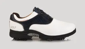 Austin Antique White-Blue Golf Shoes