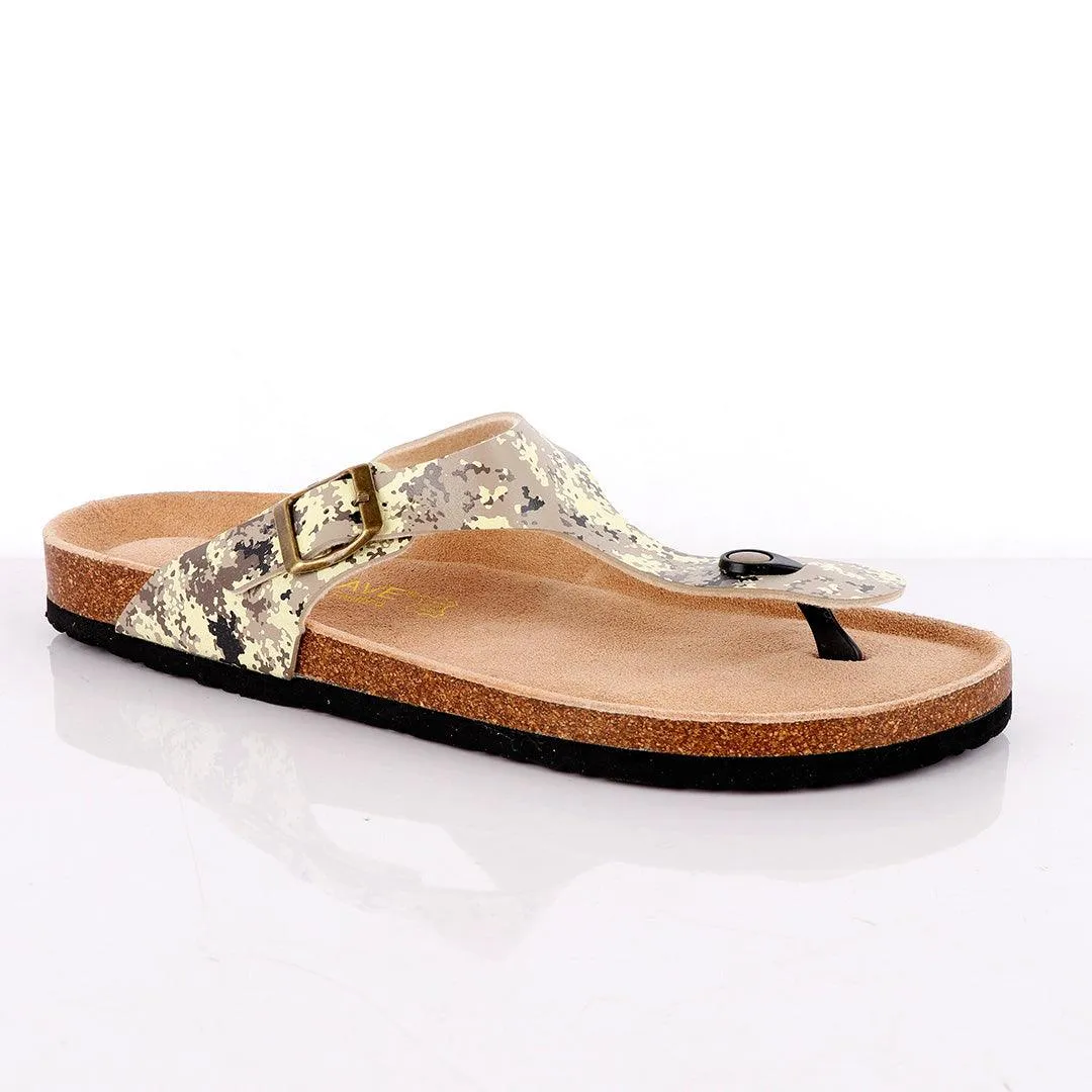 Big Brave "Birkenstock" Camouflage Flat Slippers