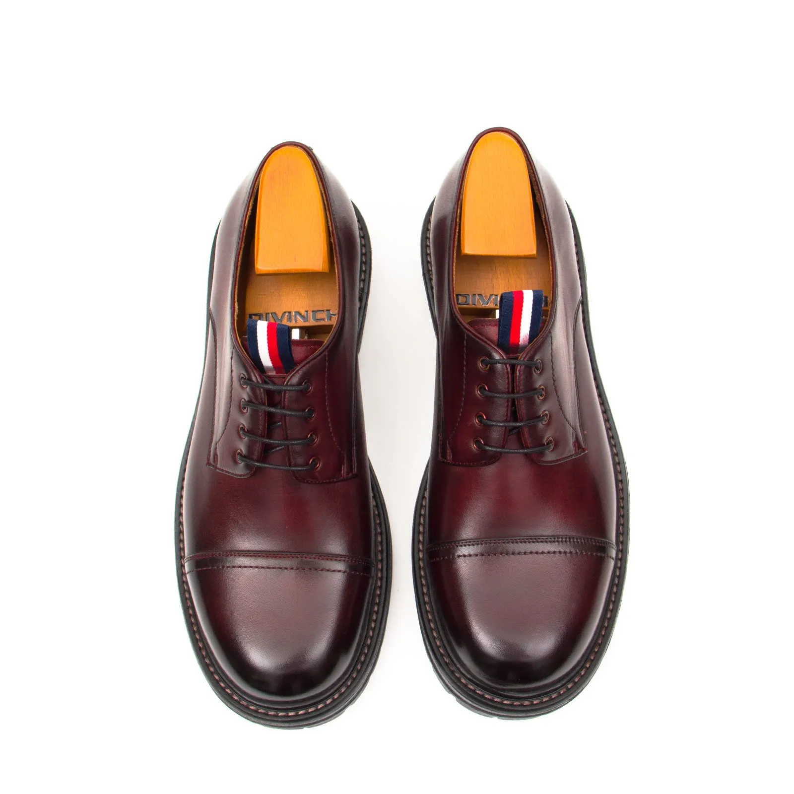 Big Cap Toe Derby shoes