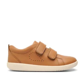 Bobux Kids   Plus Grass Court Caramel Tan Velcro Trainers 832462