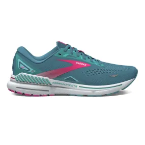 Brooks Adrenaline GTS 23 (Womens) - Storm Blue/Pink/Aqua