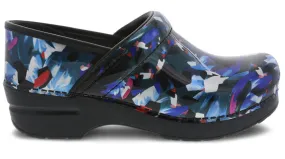 Dansko Professional Graphic Floral Patent Clogs