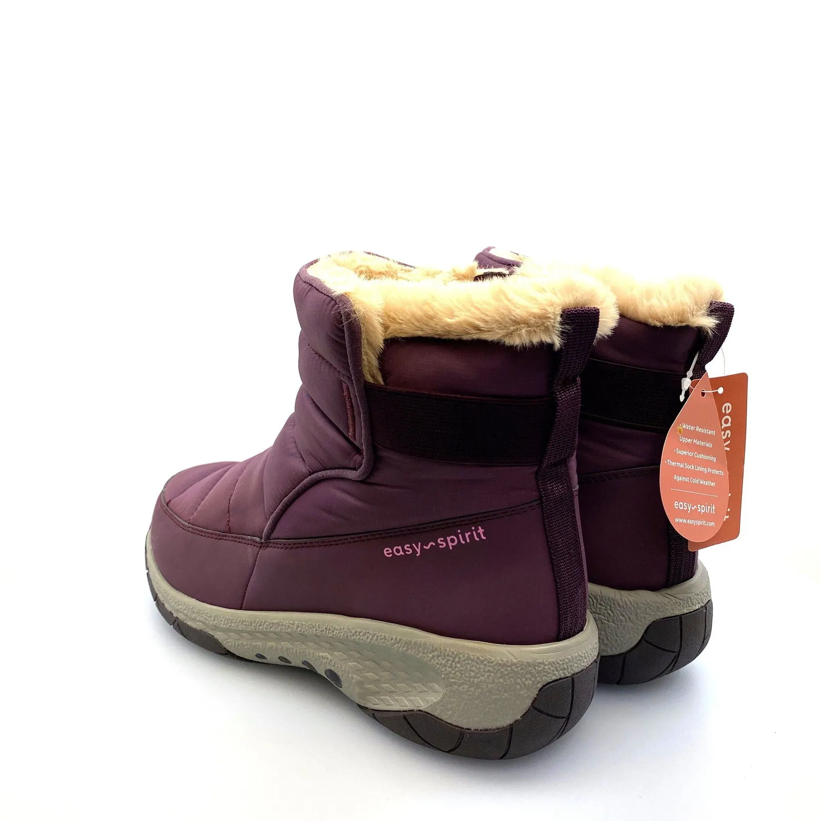 Easy Spirit Womens Size 9W Wine Purple Jorneon Cold Weather Booties