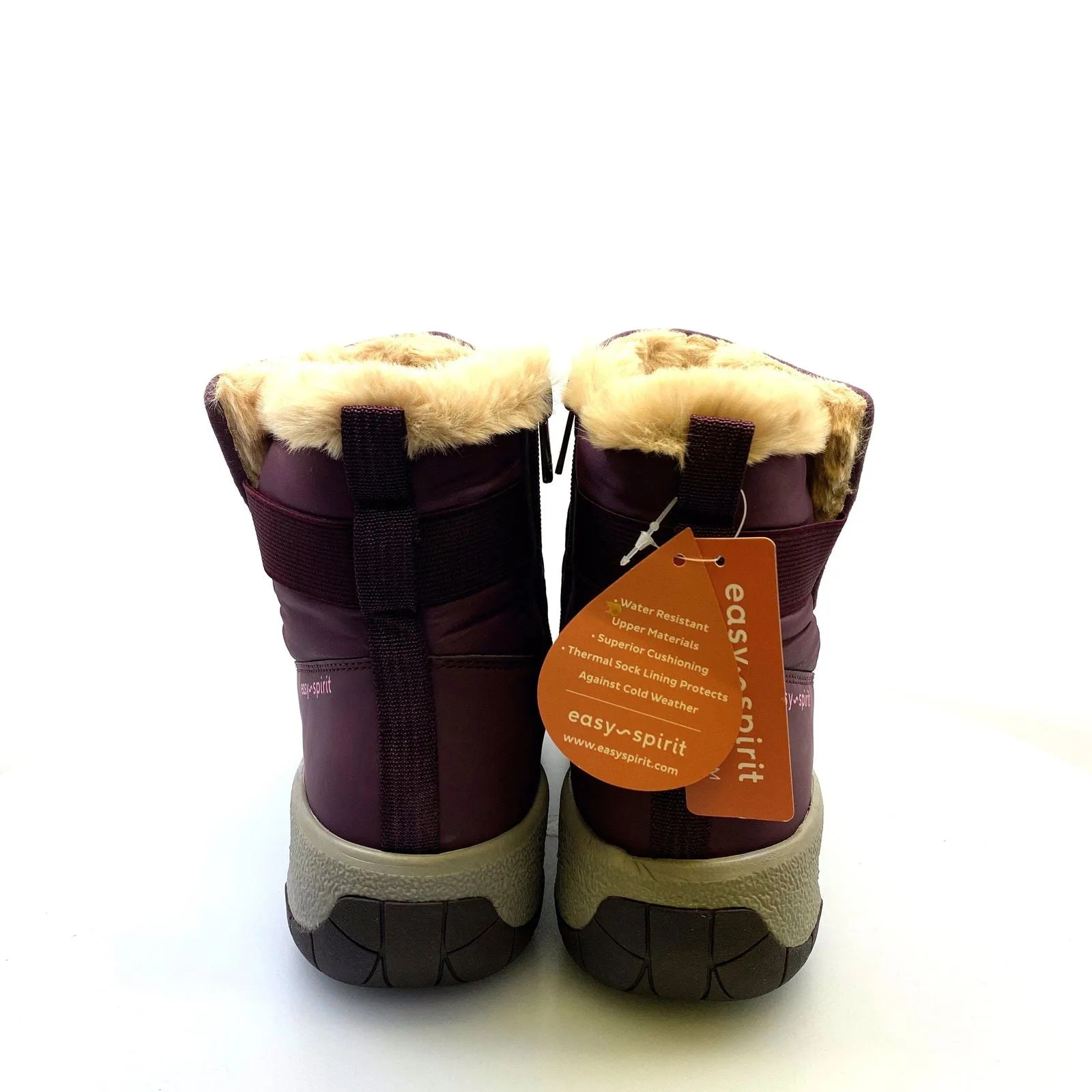 Easy Spirit Womens Size 9W Wine Purple Jorneon Cold Weather Booties