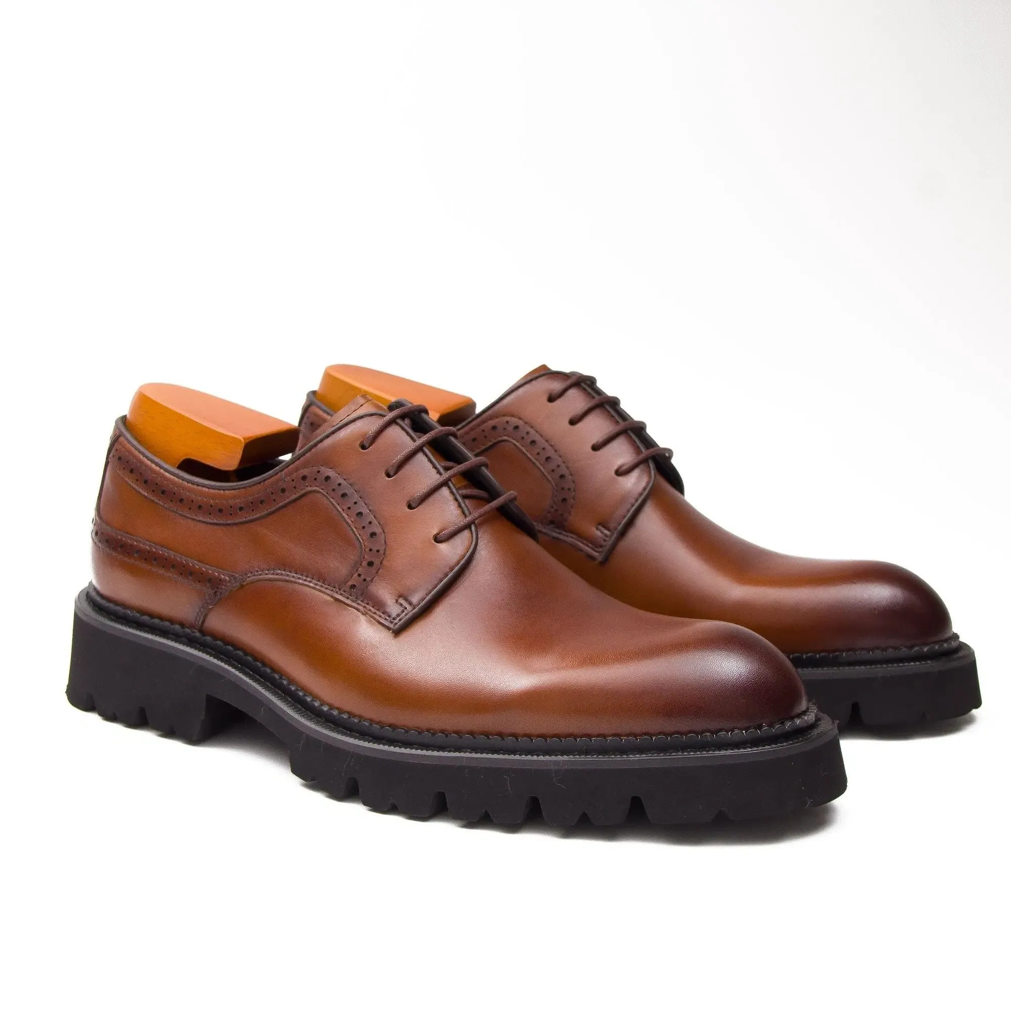 Formal Shoes For Men Thick-Soled Derby Shoes D96158