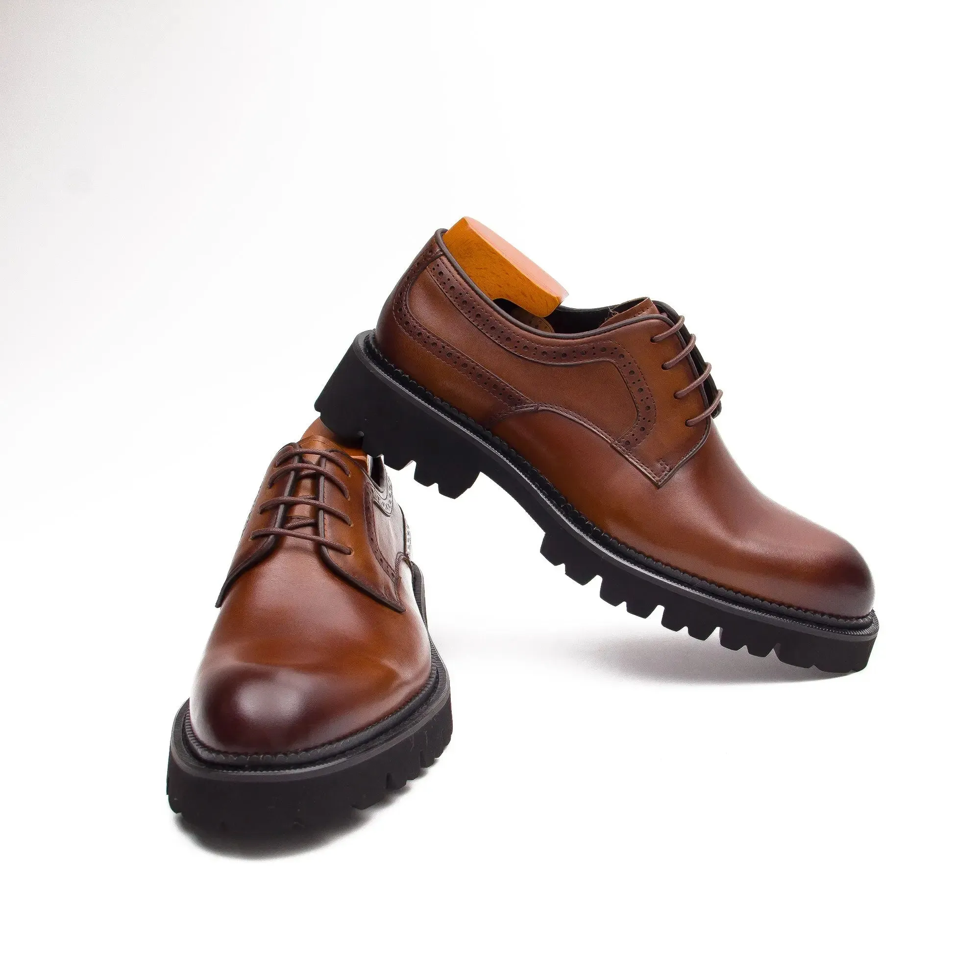 Formal Shoes For Men Thick-Soled Derby Shoes D96158