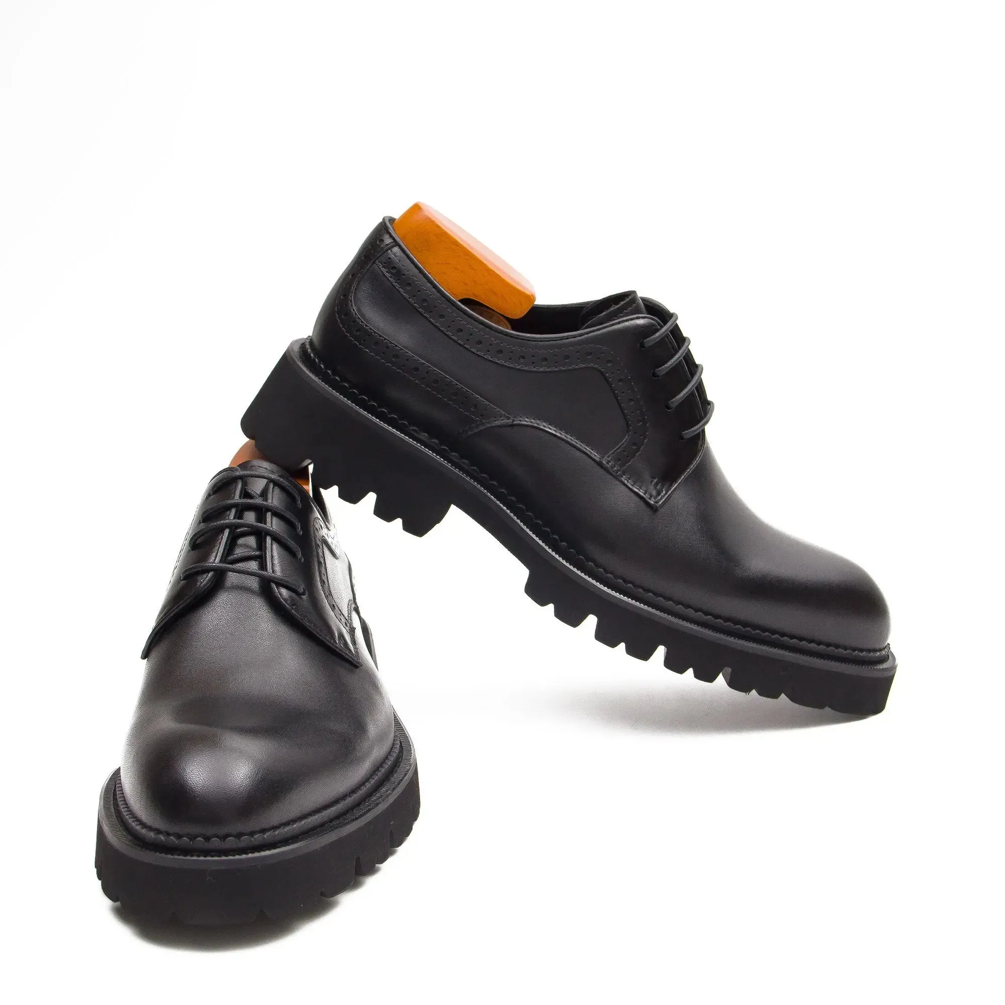 Formal Shoes For Men Thick-Soled Derby Shoes D96158