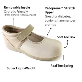 Mary Jane Stretch Orthopedic Shoes