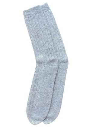 Men's Cashmere Bed Socks - Flint