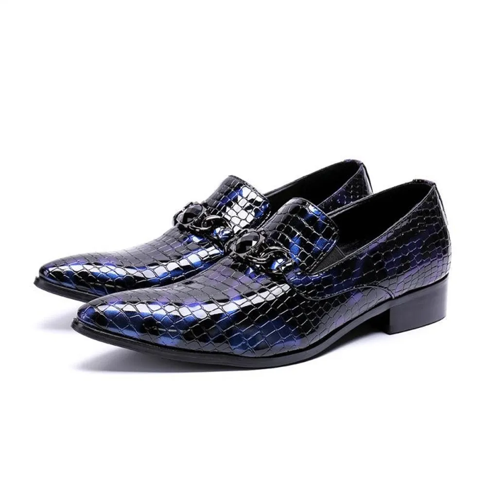 Mens Low Top Slip On Oxford Shoes