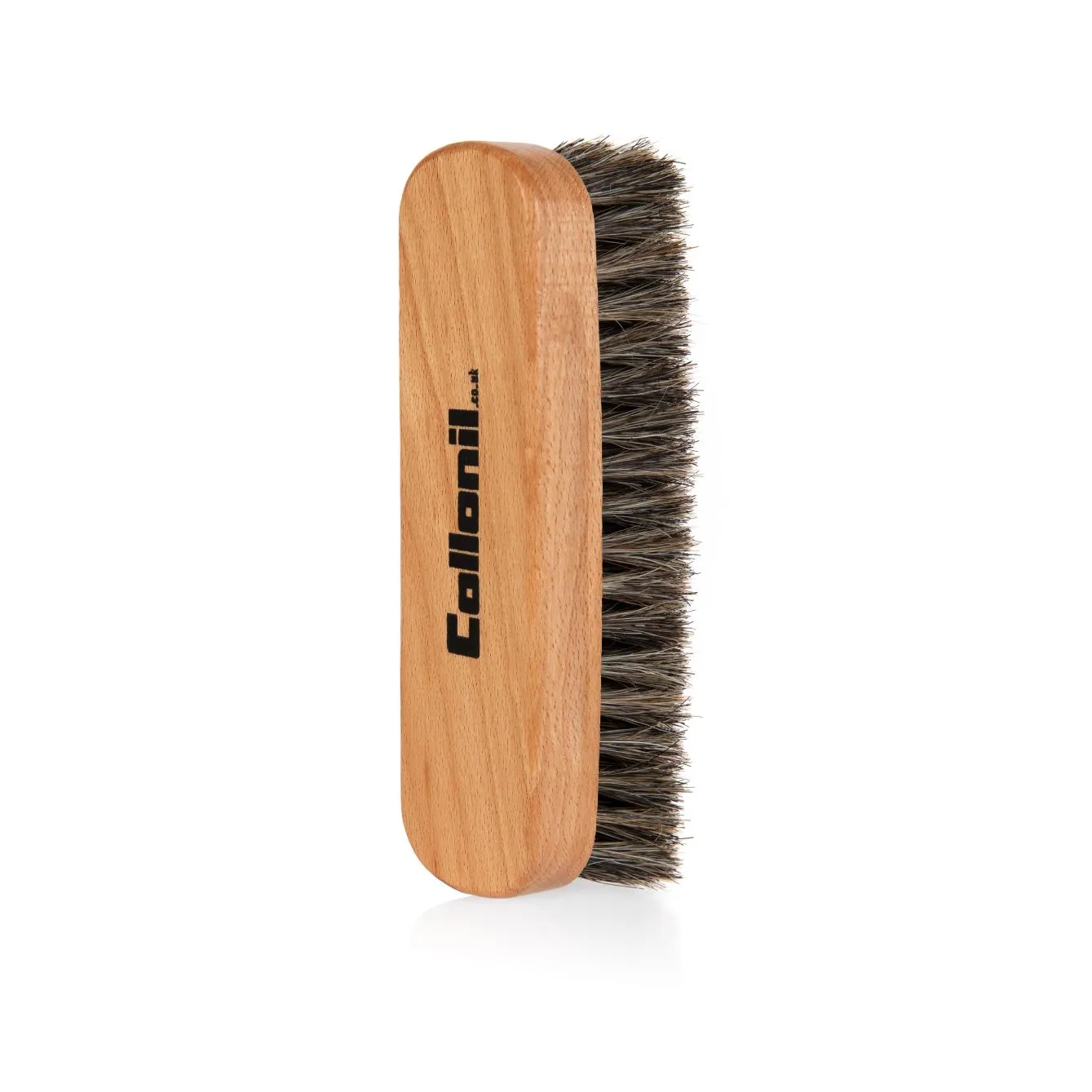 Natural Horse Hair Leather Shoe Brush