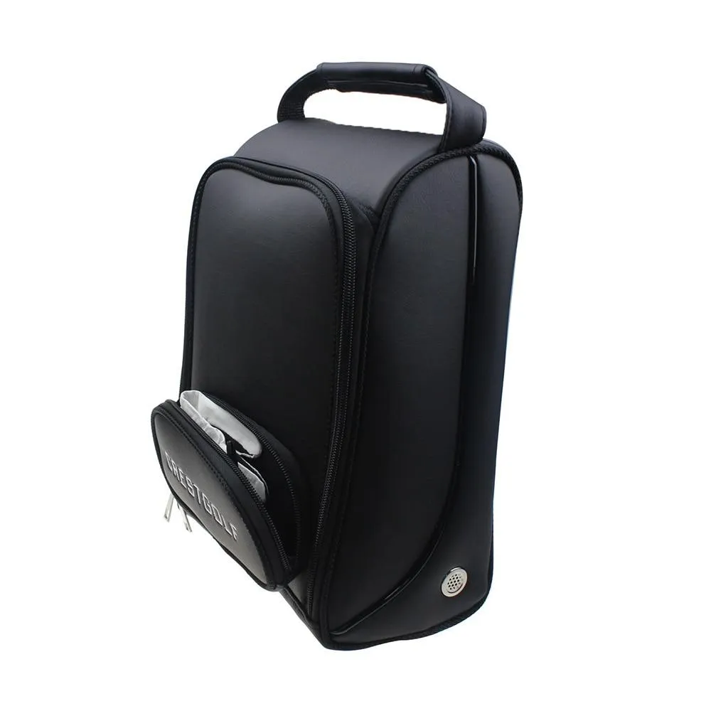 Portable Golf Shoes Leather Travel Bag