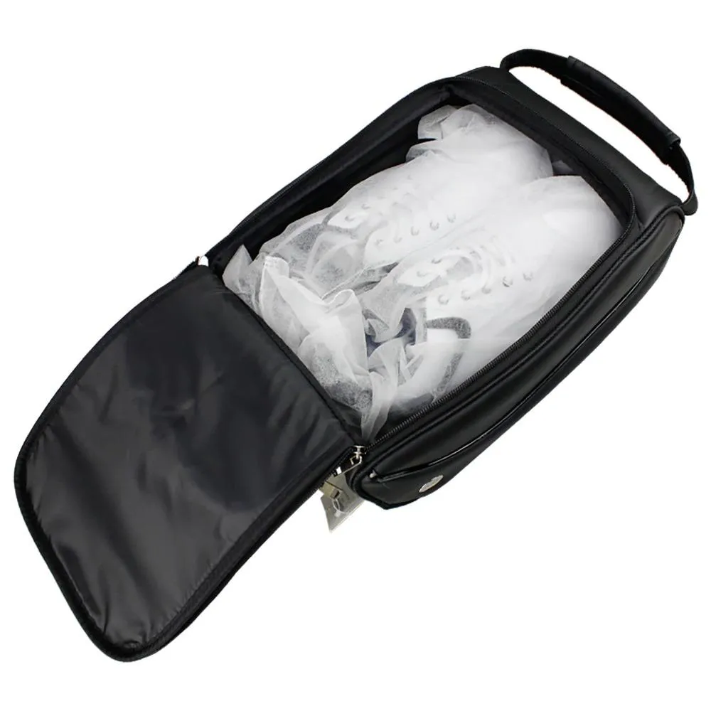 Portable Golf Shoes Leather Travel Bag