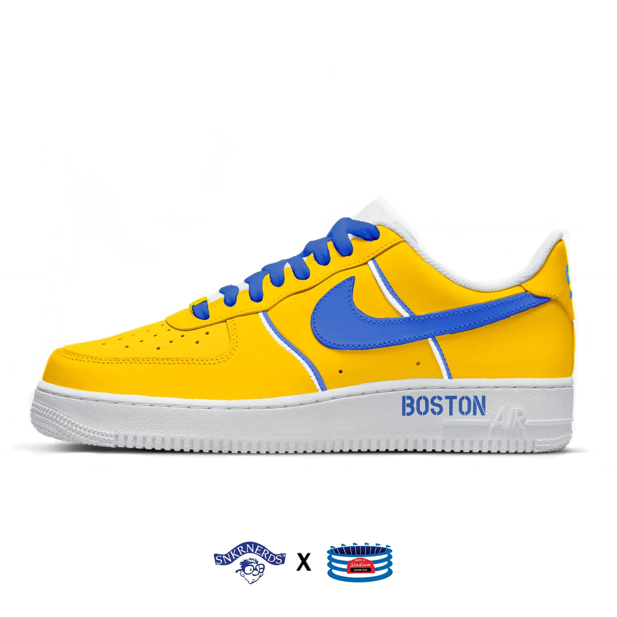 "Boston" Nike Air Force 1 Low Shoes