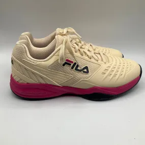 Shoes Athletic By Fila In Tan, Size: 9